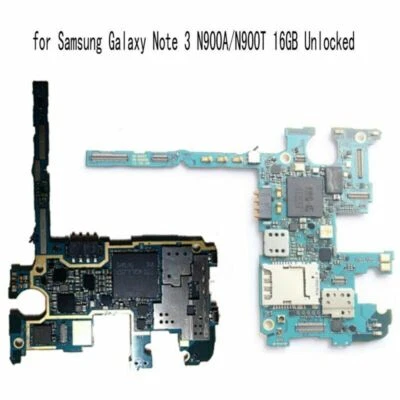 Placa madre placa lógica principal para Samsung Galaxy Note 3 N900A/N900T 16 GB desbloqueada Foto 1 de 4