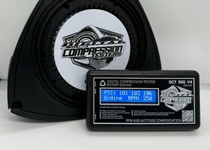DCT 500v4 rotary engine compression tester black 13b 12a rx7,8,4,3 altitude rpm - Picture 1 of 4