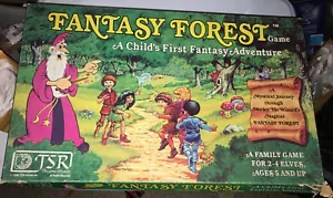 TSR 1980 D&D Fantasy Forest Brettspiel 1 Karte und 2 Teile Beschreibung lesen - Bild 1 von 12