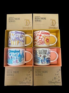 Starbucks Disneyland & California Adventure V1 & V2 Been There Series (BTS) ~HTF