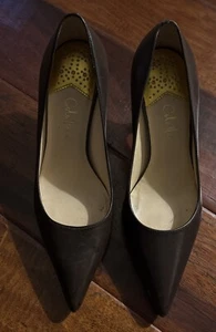 Cole Haan NikeAir Sole Women’s Brown Classic High Heels Pumps Pointed Toe - 6 B - Picture 1 of 8