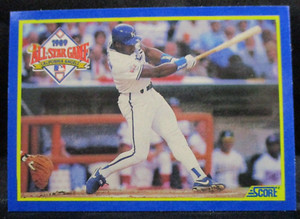 1990 Score All-Star Game MVP Bo Jackson Baseball Card #566 (002)
