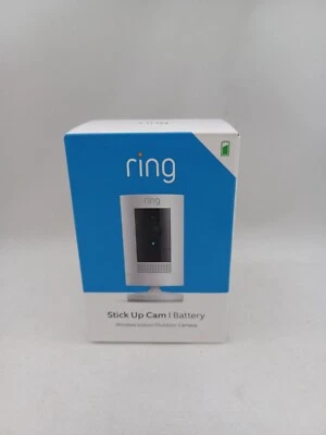 RING New & Sealed: STICK UP CAM BATTERY, Wireless Indoor/Outdoor Camera #5552  - Image 1 of 2