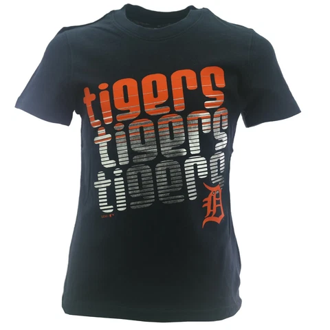 Detroit Tigers Official MLB Apparel Kids Youth Girls Size T-Shirt New With Tags Cover