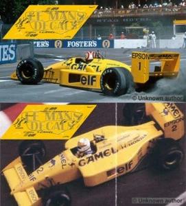 Decals Lotus 100T Monaco GP 1988 1:32 NSR Formula F1 Camel slot calcas - Bild 1 von 3