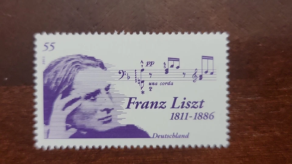 EL)2011 GERMANY, II CENTENARY OF THE BIRTH OF FRANZ LISZT, 1811-1886, COMPOSER 5 - Image 1 of 1