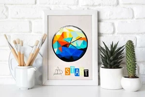 Moderne Abstrakte Kunst Deko Original Gemälde Acryl Gerahmt Weihnachtsgeschenk - Bild 1 von 2