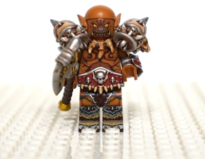 Minifigura personalizada de fábrica WoW Garrosh Grito infernal para LEGO® [Deber pagado por Estados Unidos] Foto 1 de 4