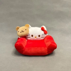 Cute Red Hello Kitty Sofa Shape Soft Plush Doll Toy Decor Girl's Gift - Picture 1 of 1