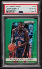 2013-14 Panini Prizm Retail Green Prizm Larry Johnson #205 PSA 10 GEM MT