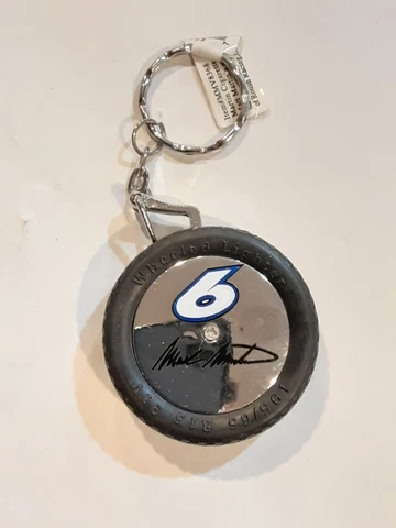 MARK MARTIN #6 TIRE KEYCHAIN NASCAR Cover