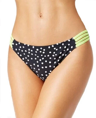 Bikini California Waves lunares bloqueados de colores con tiras negro XS Foto 1 de 3