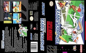 - Bugs Bunny Rabbit Rampage SNES Box Art Case Insert Cover Only - Picture 1 of 1