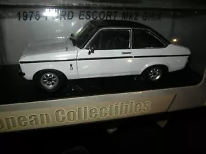 1:18 Sun Star Ford Escort MK2 Ghia Diamond blanco/blanco en embalaje original - Imagen 1 de 1