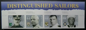 4440 - 4443 MNH 2010 44c Distinguished Sailors Sims Burke McCloy Doris Miller - Picture 1 of 1