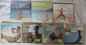 7 NEW Yoga workout DVD lot Rodney Yee beginner's introduction ultimate power - Bild 1 von 10