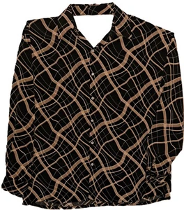 Men's Psychedelic Butterscotch 70s Style Shirt 3XL Tall - Picture 1 of 2