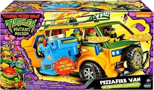 pizzafire van turtles mutant mayhem teenage tartarughe ninja pizze tortues toys - Imagen 1 de 2