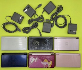 Nintendo DS Lite Console Lot x6 Handheld Systems - Tested - Read Description