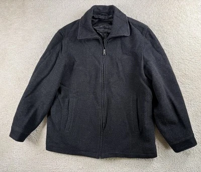 Alfani Jacket Mens XL Wool Blend Full Zip Quilted Lined Warm Classic Coat - Image 1 of 4