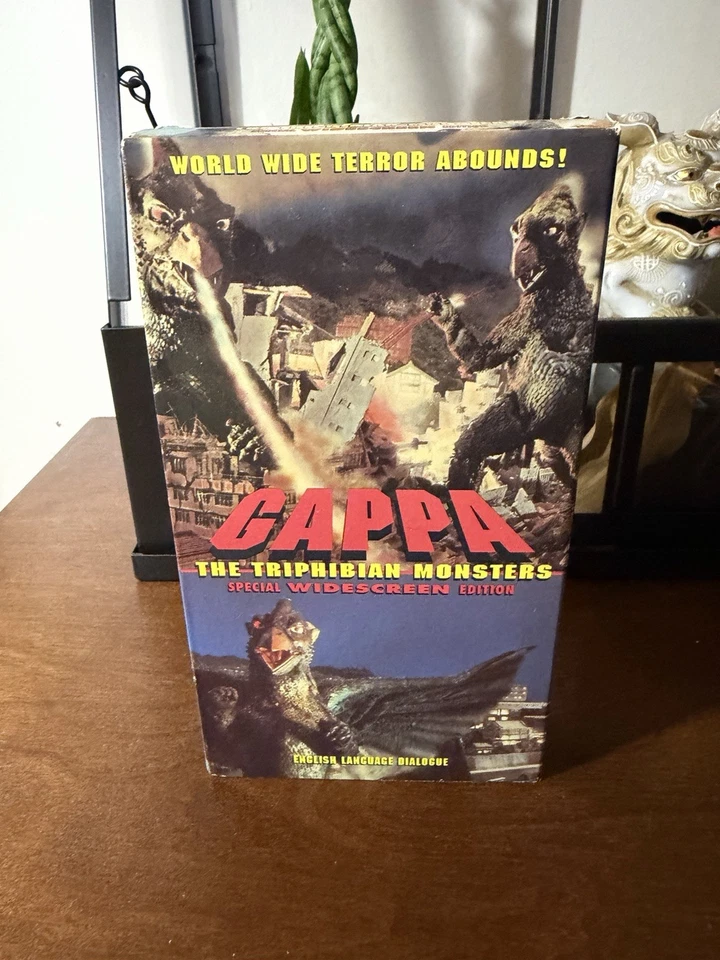 1998 GAPPA The Triphibian Monsters VHS Widescreen 90min Color Eng Dub RARE - Image 1 of 4