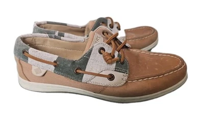 Zapatos sin cordones de cuero informales para caminar Sperry Songfish para mujer talla 9 marrón Foto 1 de 4