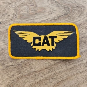 CAT Construction Patch 4.5"x2.25" Sew-On Caterpillar Engineering Mining - Picture 1 of 4