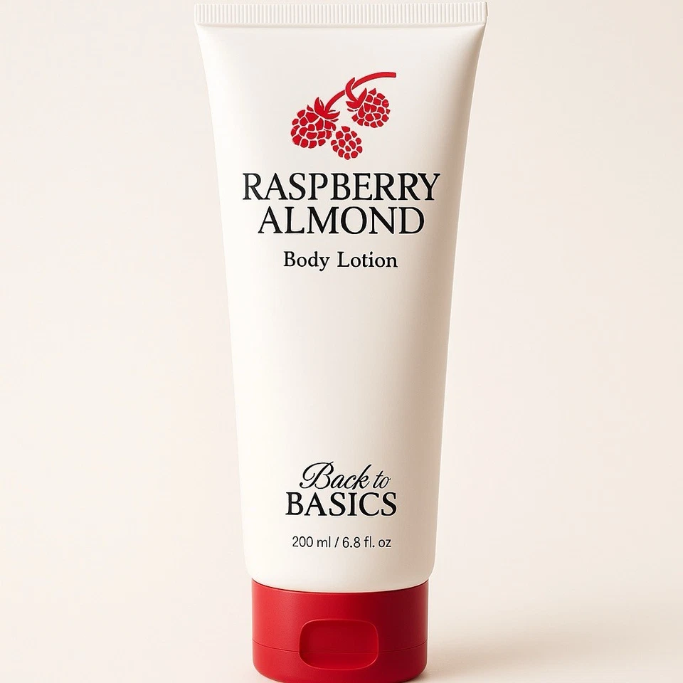 Back To Basics Raspberry Almond Body Lotion 6.8 oz - Discontinued - Rare Find - Image 1 of 1