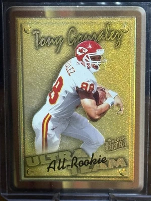 Tarjeta de equipo Fleer Ultra Tony Gonzalez 1997 All-Rookie #5 de 12 AR Foto 1 de 4
