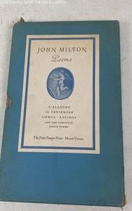 L'Allegro, Il Penseroso, Comus, Lycidas, & Complete Minor Poems by John Milton - Picture 1 of 5
