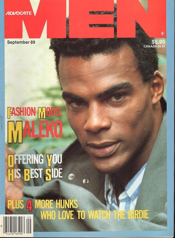 ADVOCATE MEN vintage gay magazine september 1989 MALEKO Foto 1 de 1