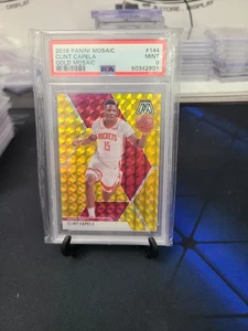 2019 PANINI MOSIAC CLINT CAPELA GOLD #144 3/10 PSA 9 - Picture 1 of 2