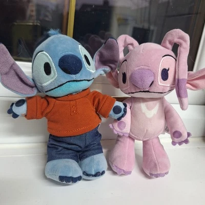 Disney NuiMos stitch and angel Plushes  tagged - Image 1 of 4