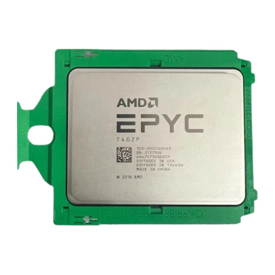 Dell AMD EPYC 7402P - 2.80GHz 24-Core Socket SP3 128MB 180W CPU - Image 1 of 1