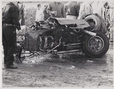 Bobby Marvin Crash Langhorne PA 1963 - Himes Estate Original Photo - Image 1 of 2