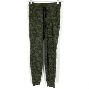 Lululemon Ready To Rulu Jogginghose 29" Heritage Camo dunkelolivgrün Twill Größe 6 - Bild 1 von 8