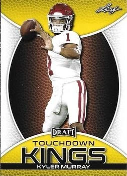 Kyler Murray 2019 Leaf Draft - Kyler Murray SPs Gold #SP-KM3 - Oklahoma Sooners - Image 1 of 2