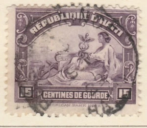 Haiti 1920 15c Fine Used A13P54F225 - Picture 1 of 1