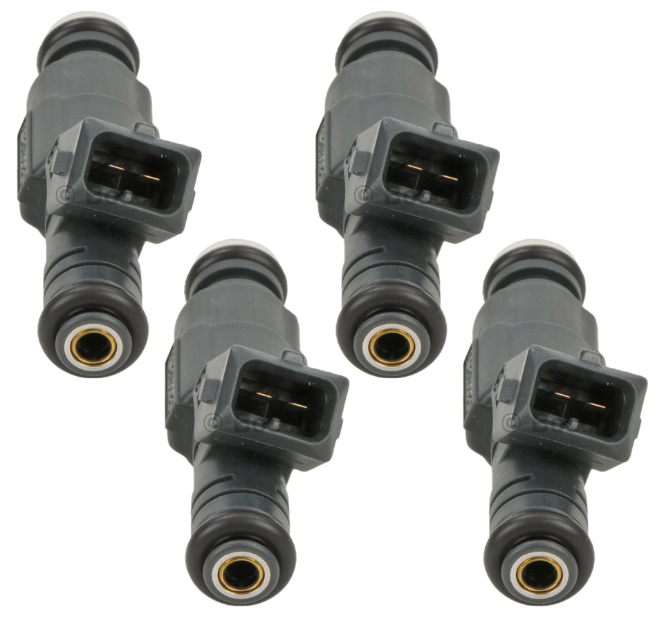 NEW Set of 4 Bosch Fuel Injectors for Volvo 242 244 245 2.3L L4 1983-1984 - Image 1 of 1