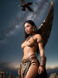 8x10 Native American Woman Art Print American Indian Model   03-1377843876 - Picture 1 of 1