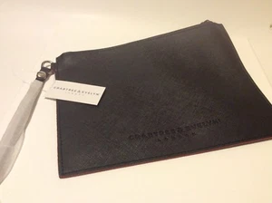 New Crabtree & Evelyn Brilliant Makeup Cosmetic Toiletry Travel Bag Black & Red - Picture 1 of 2