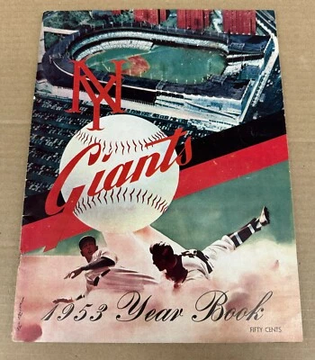 1953 New York Giants Baseball Yearbook - - Extremely clean Ex/Mint or better - Image 1 of 2