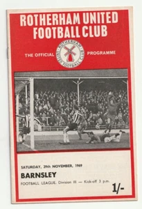 Rotherham United v Barnsley 1969/70 Division 3 - Picture 1 of 1