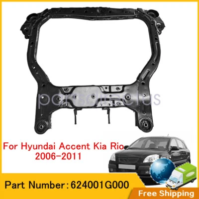 Ajuste para Hyundai Accent Kia Rio 2006-2011 Subchasis Crossmember suspensión 1,6 L Foto 1 de 4