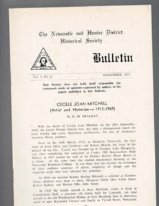 THE NEWCASTLE AND HUNTER DISTRICT HISTORIC SOCIETY, BOLETÍN, NOVIEMBRE 1975 - Imagen 1 de 1