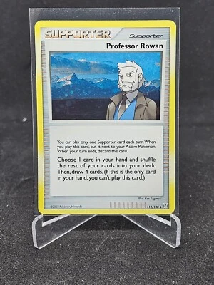 Pokemon Card Professor Rowan 112/130 Diamond & Pearl Uncommon Holo - Image 1 of 2