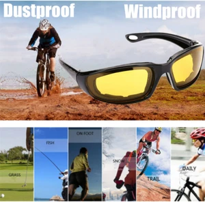 Occhiali da ciclismo occhiali da sole protezione UV antipolvere Aldult equitazione occhiale - Foto 1 di 12