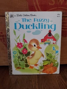 The Fuzzy Duckling #482-21 A Little Golden Book 16th Printing 1980 GOOD - Picture 1 of 4