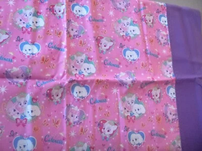 Funda de almohada artesanal estándar Royal Cuteness diseño de tela de algodón rosa Foto 1 de 4