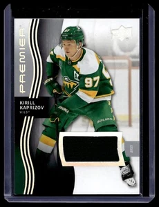 2023-24 UD Premier #75 Kirill Kaprizov Game Used Jersey - Bild 1 von 3